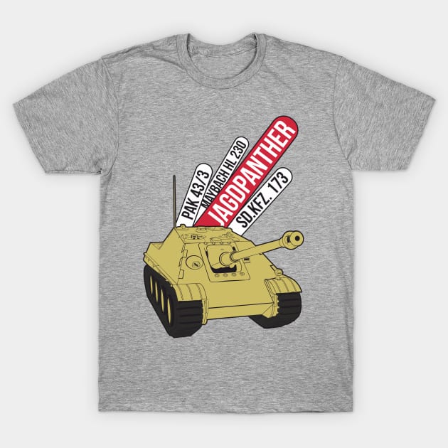 German tank destroyer Jagdpanther T-Shirt by FAawRay